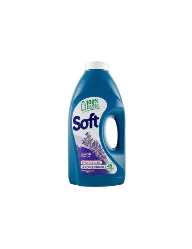 Soft detersivo liquido per lavatrice Lavanda Intensa 50 lavaggi 2250 ml