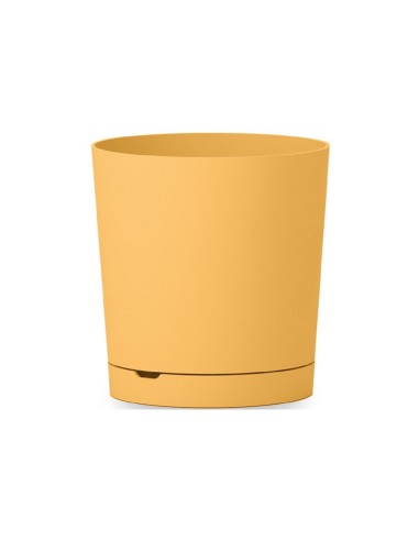 Veca vaso in plastica Maddie diametro 11,5 cm - Col. assortiti