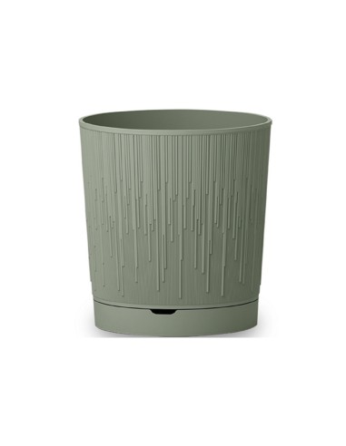 Veca vaso in plastica Bamboo diametro 15,5 cm - Col. assortiti