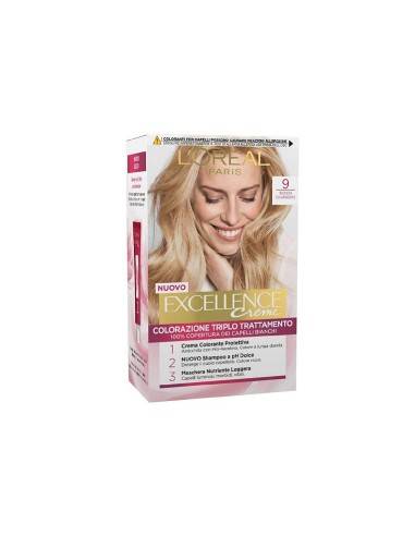 L'Oréal Excellence crema colorazione N° 9 Biondo Chiarissimo