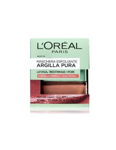 L'Oréal maschera esfoliante Argilla Pura 50 ml