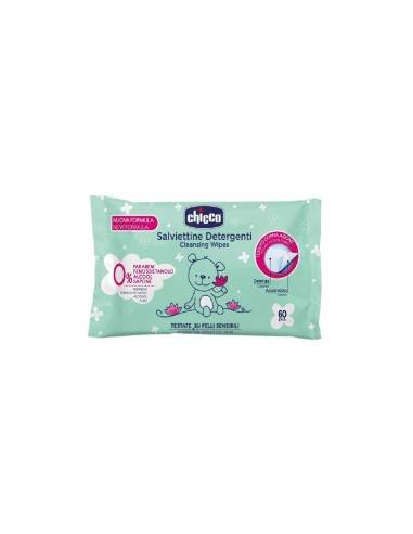 Chicco salviettine detergenti pelli sensibili 60 pz