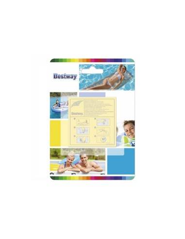 Bestway kit toppe per riparazione piscine 10 pz