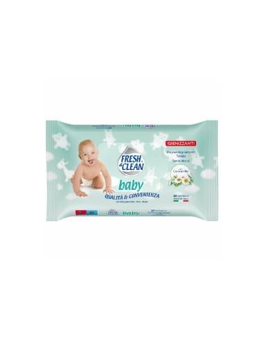 Fresh & Clean salviette umidificate Baby con Camomilla 48 pz