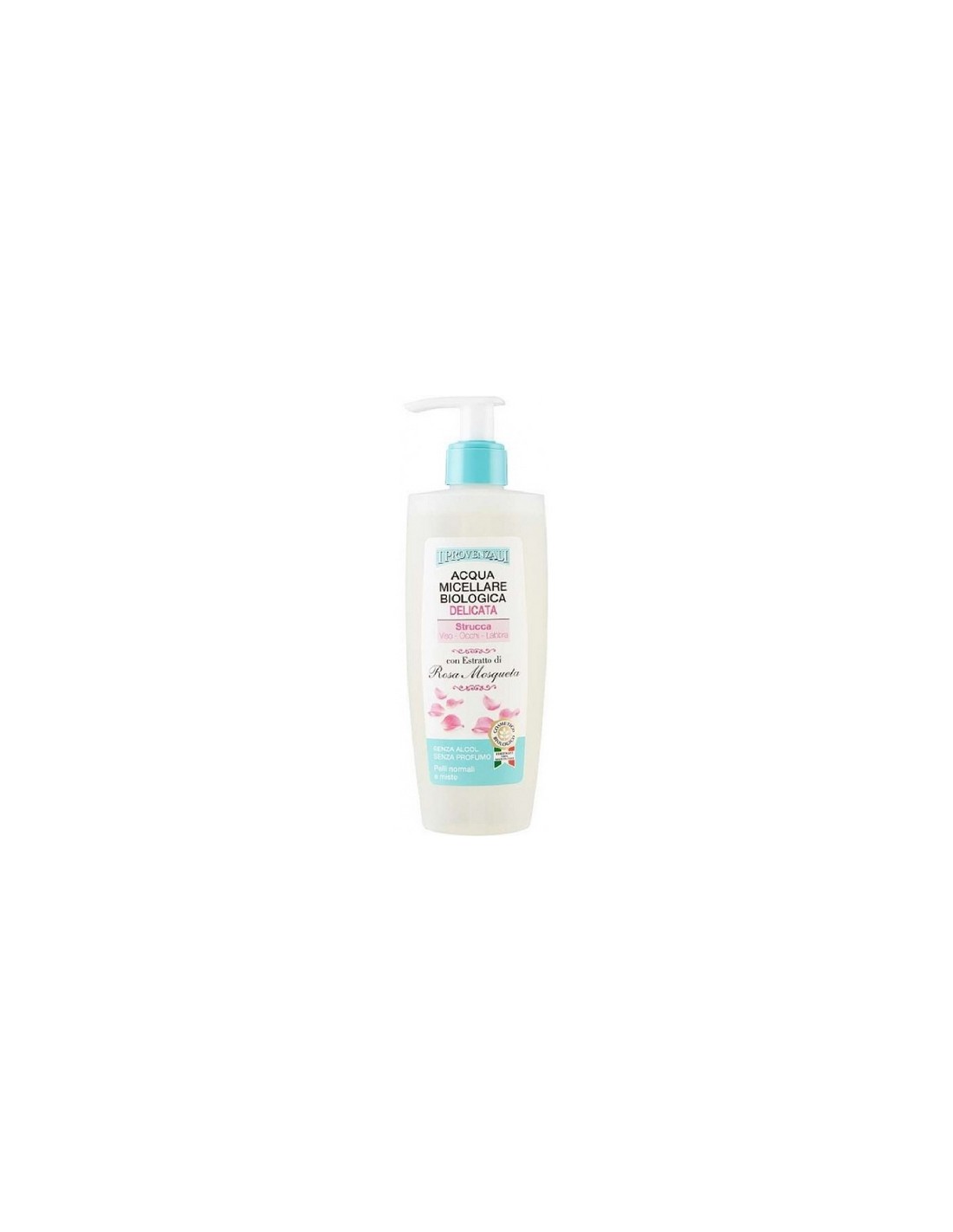 I Provenzali acqua micellare biologica Delicata Rosa Mosqueta 200 ml