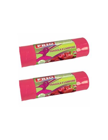 Frio sacchi spazzatura 30 litri Fragola e Lamponi 15 pz (2 pz)