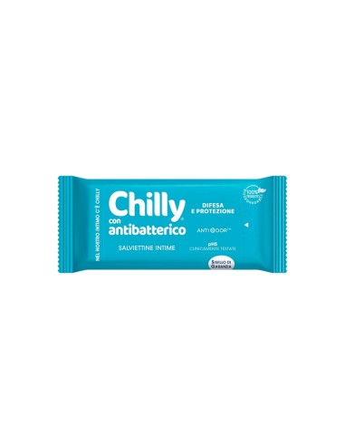 Chilly salviettine intime con antibatterico Anti-Odor 12 pz