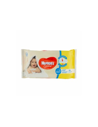 Huggies Unistar salviettine 4 strati spessi 56 pz