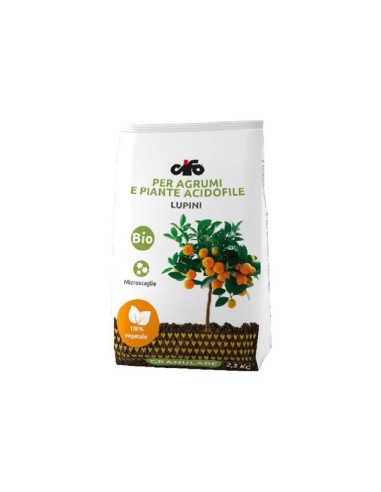 Cifo concime granulare Biologico Lupini per Agrumi e piante Acidofile 2,5 kg