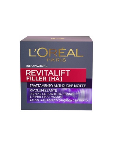 L'Oréal crema Notte Revitalift Filler con Acido Ialuronico 50 ml