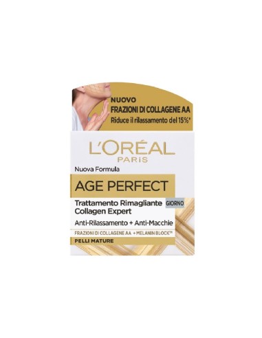 L'Oréal crema Giorno Age Perfect trattamento rimagliante Collagen Expert 50 ml