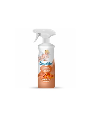 Coccolatevi profuma biancheria Sandalo e Ambra spray 750 ml